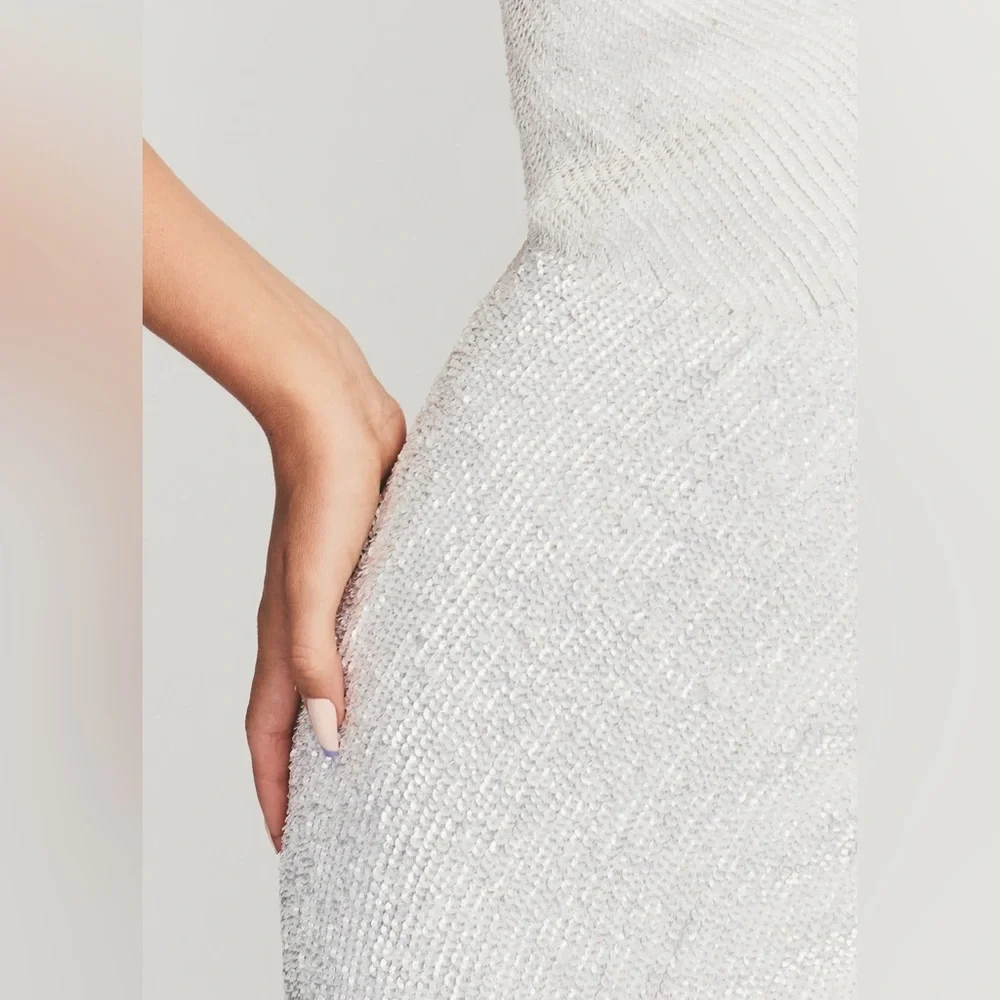 Retrofete Katya Sequined Cowl Neck Maxi Dress - Picture 5 of 9